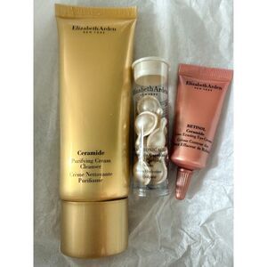 NEW Elizabeth Arden Ceramide Cleanser, Capsules, Eye Cream